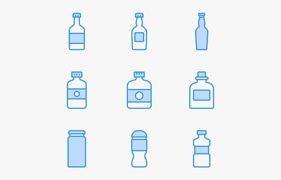 Bottle And Containers, Transparent Clipart