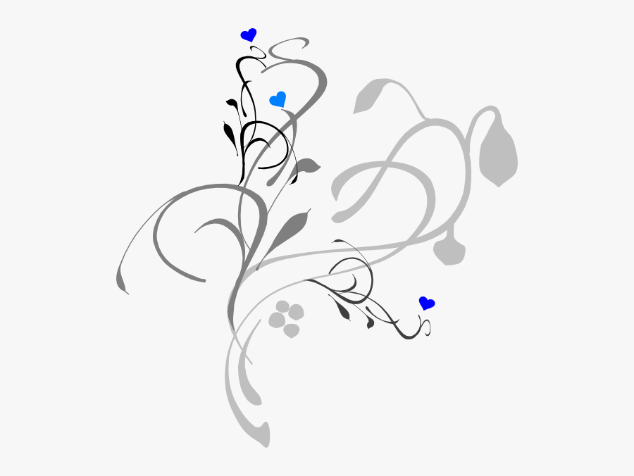 This Free Clipart Png Design Of Vine With Hearts Clipart, Transparent Clipart