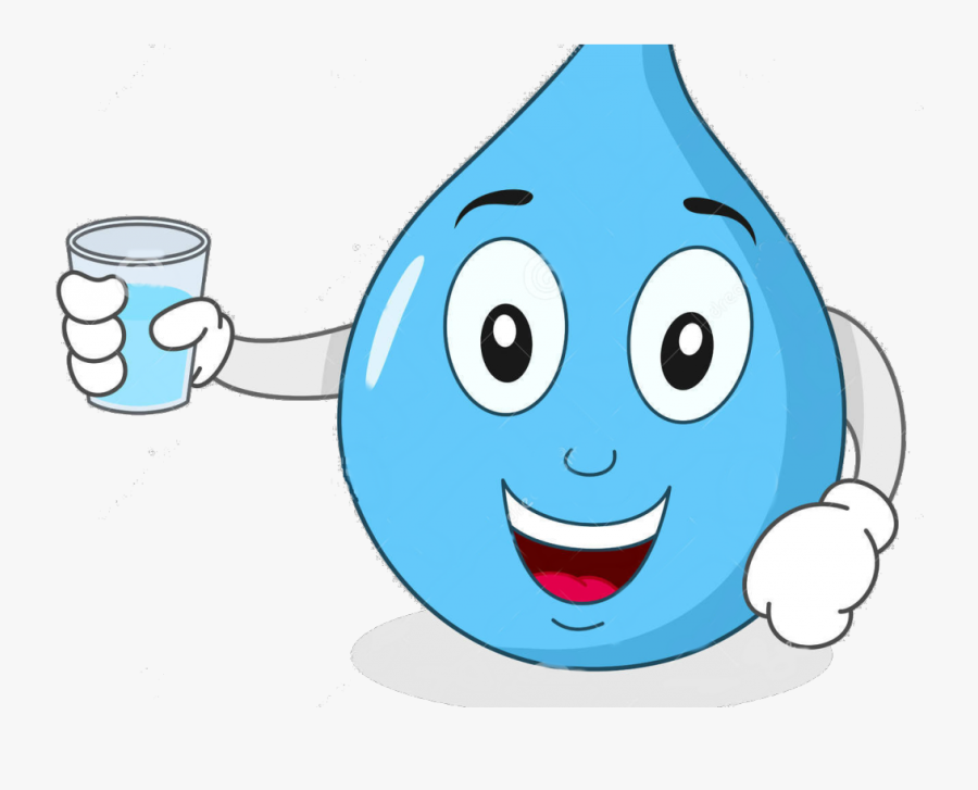 Water Bottle Clipart Cartoon Character Water, Transparent Clipart