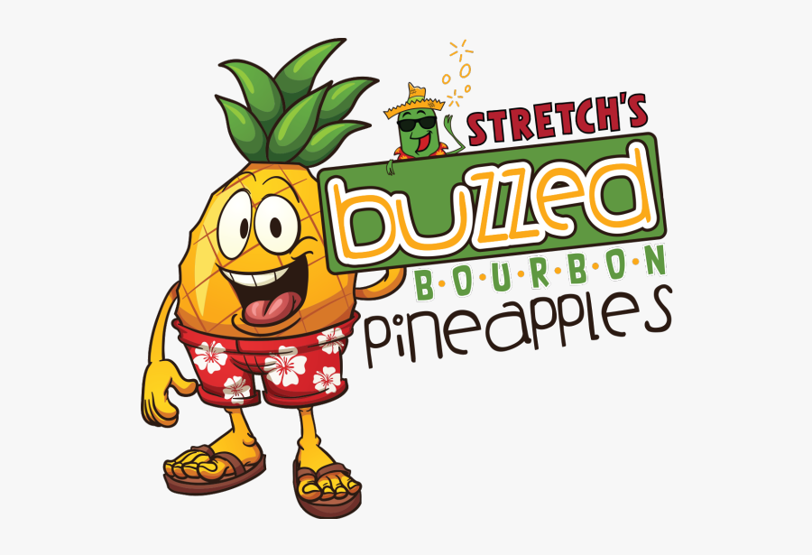Buzzed Bourbon Pineapples, Transparent Clipart