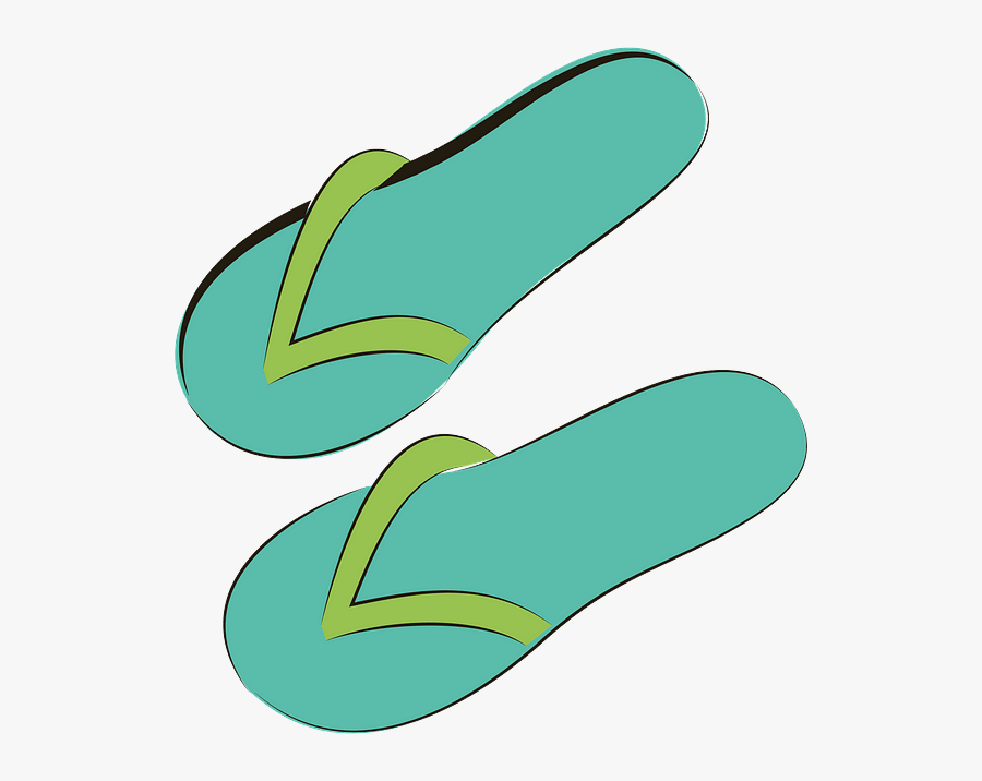 Flip Flop Clip Art, Transparent Clipart