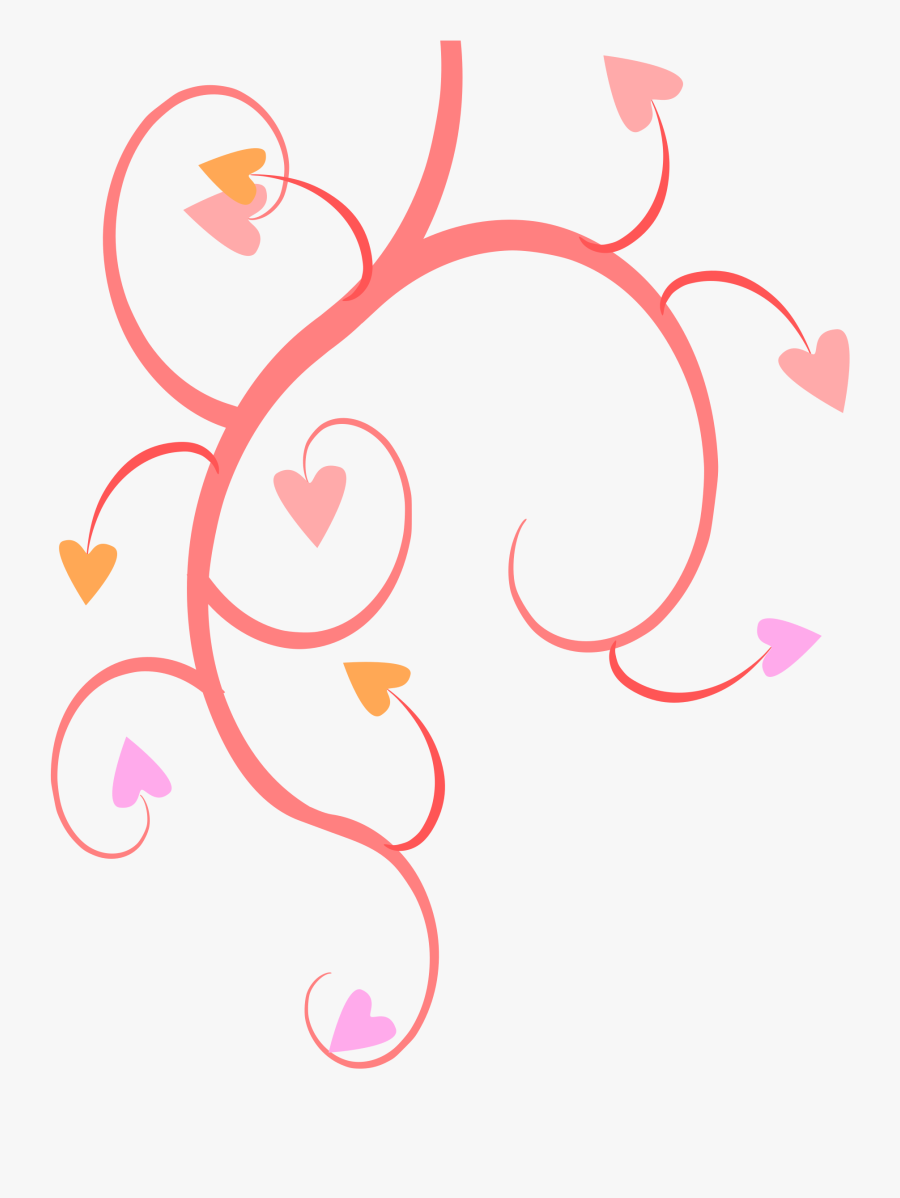 Growing Hearts Banner Freeuse Download, Transparent Clipart