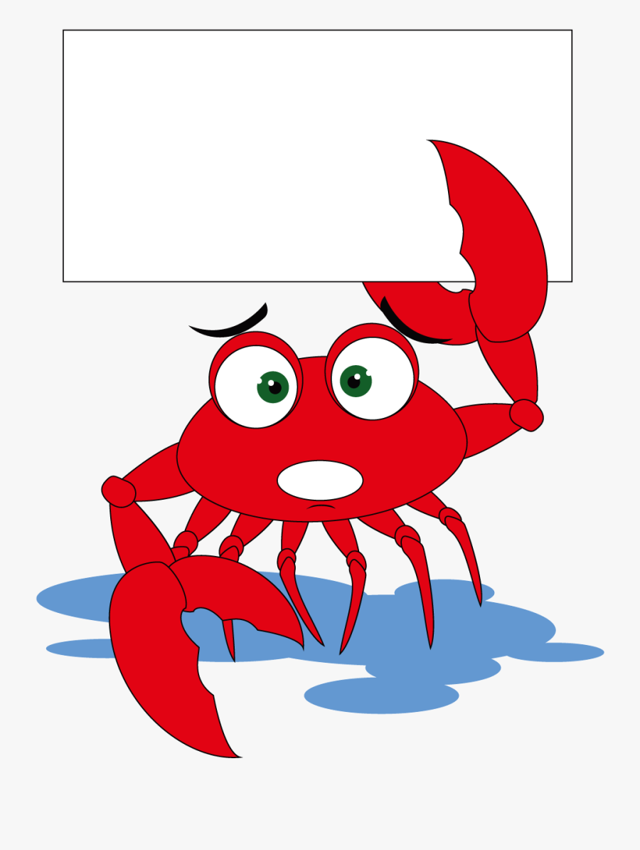 Cartoon Crab Png, Transparent Clipart