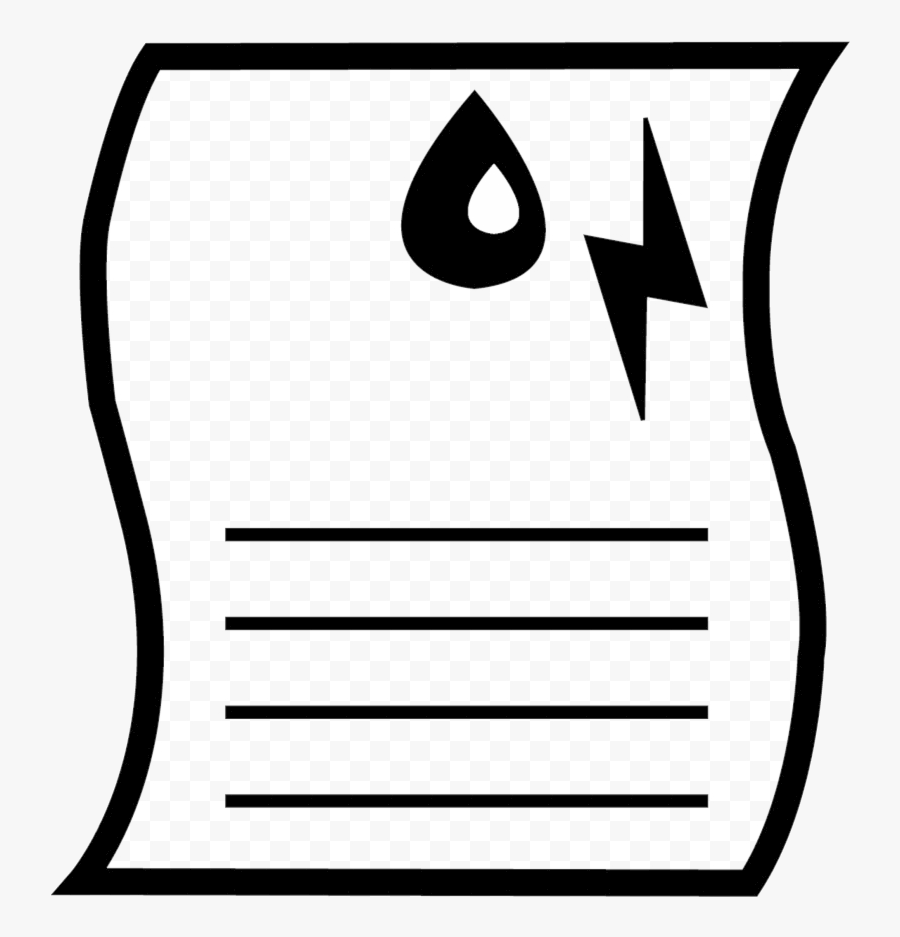 Bill Utility Payment Line Art Clipart Transparent Png, Transparent Clipart