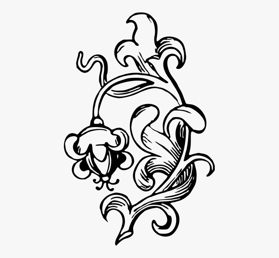 Line Art,plant,flower, Transparent Clipart