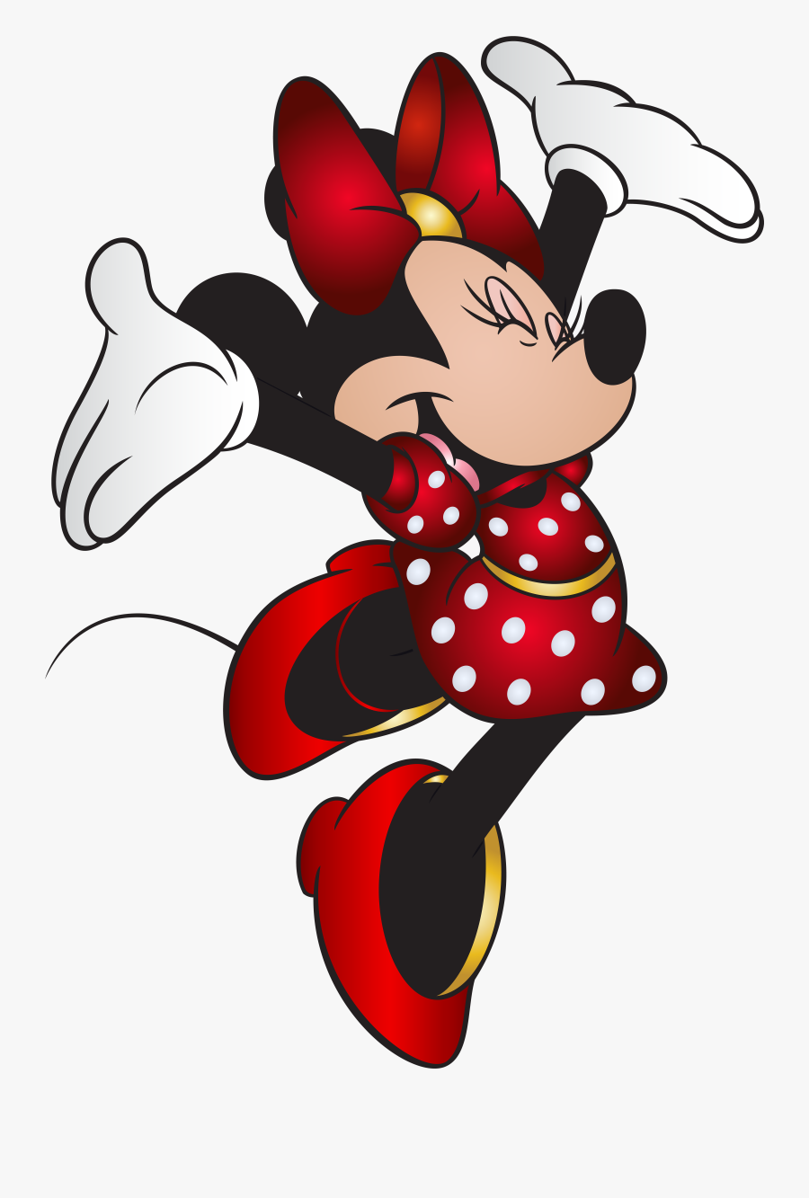 Minnie Mouse Free Png Image - Minnie Mouse Cartoon Png, Transparent Clipart