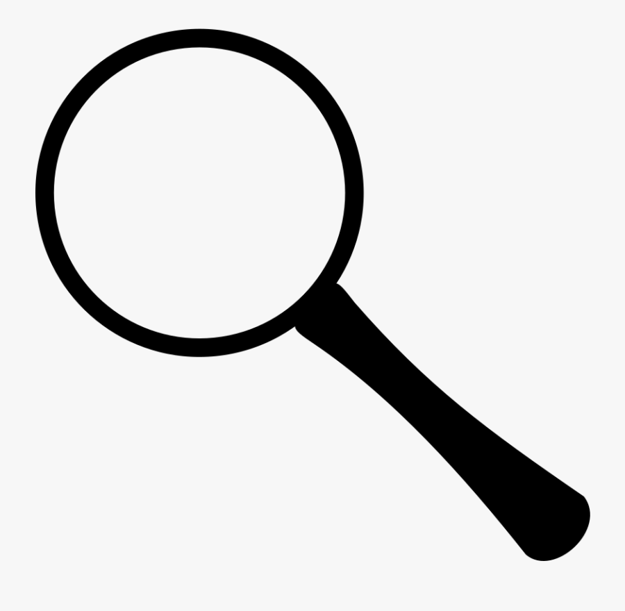 Magnifying Glass Transparent - Racket, Transparent Clipart