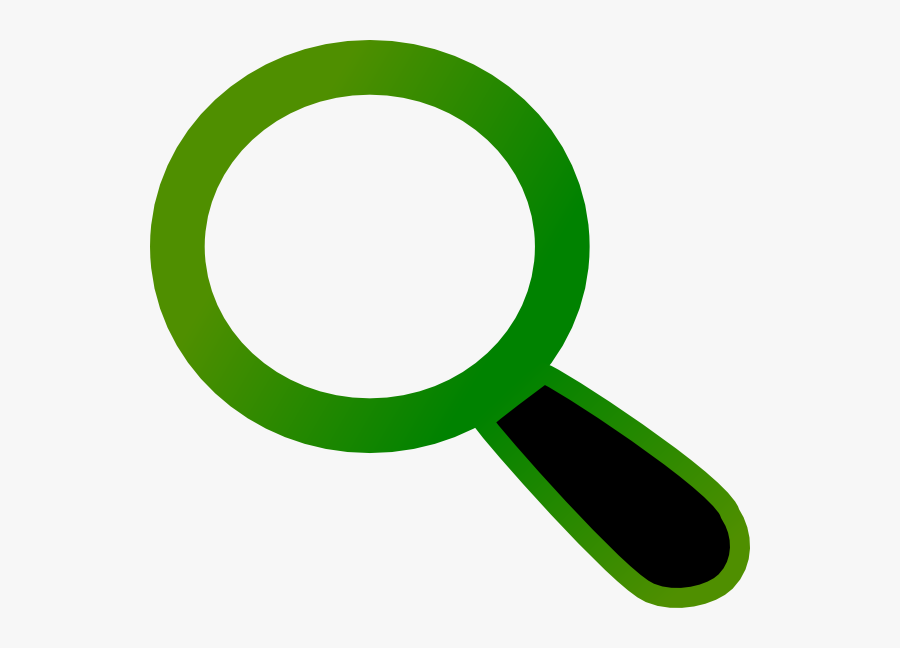 Magnifying Glass Png Green, Transparent Clipart