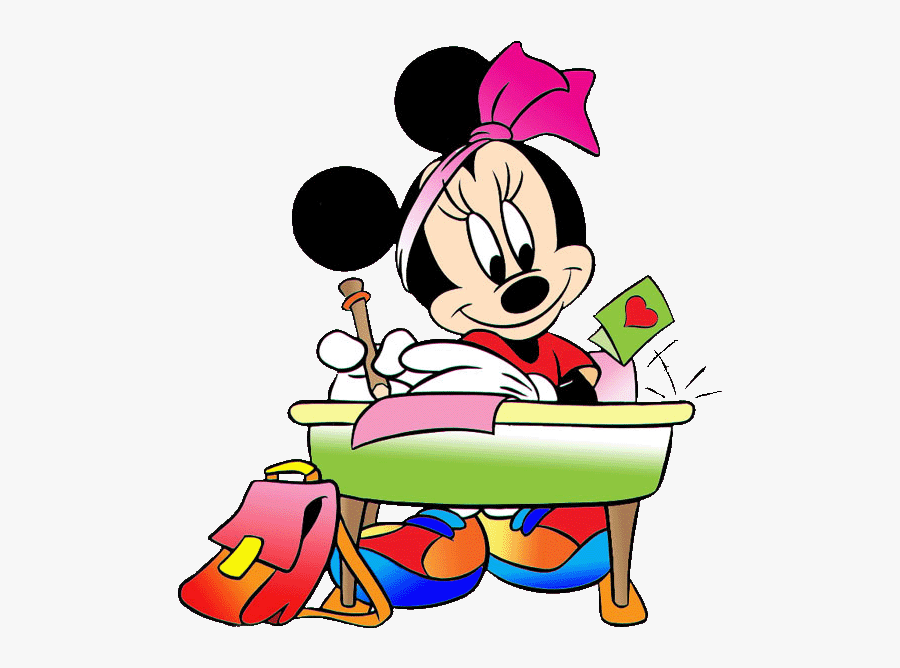 Minnie Mouse Clipart Teacher - Minnie Mouse School, Transparent Clipart