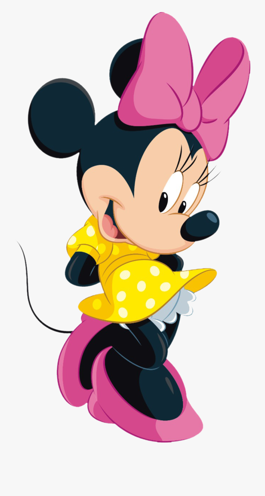 Minnie Mouse Png Pic - Minnie Mouse Yellow Dress, Transparent Clipart