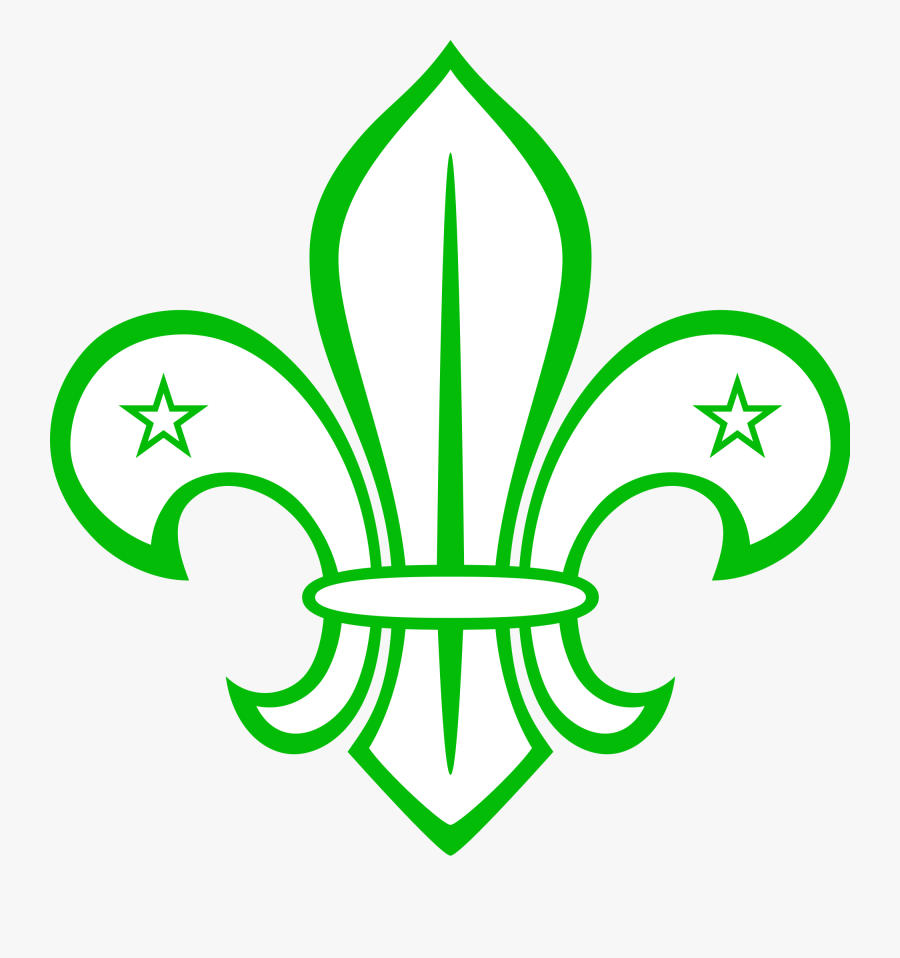 Green Boy Scout Logo, Transparent Clipart