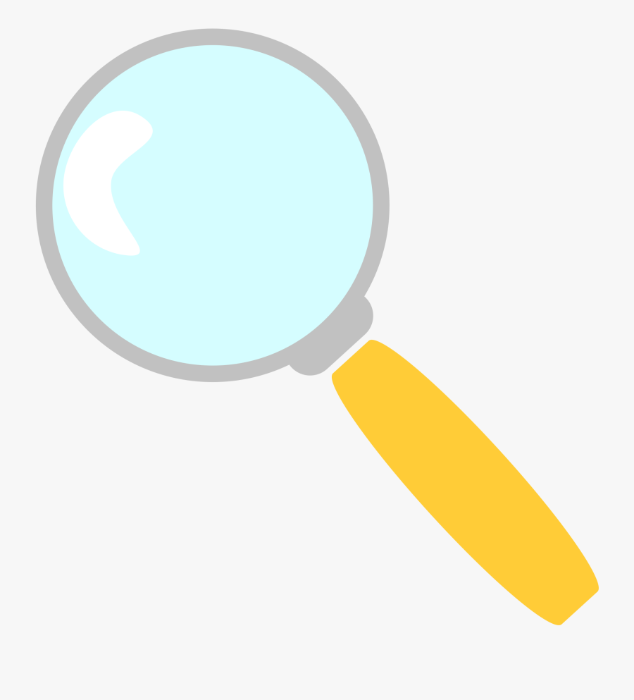 Magnifying Glass - Circle, Transparent Clipart