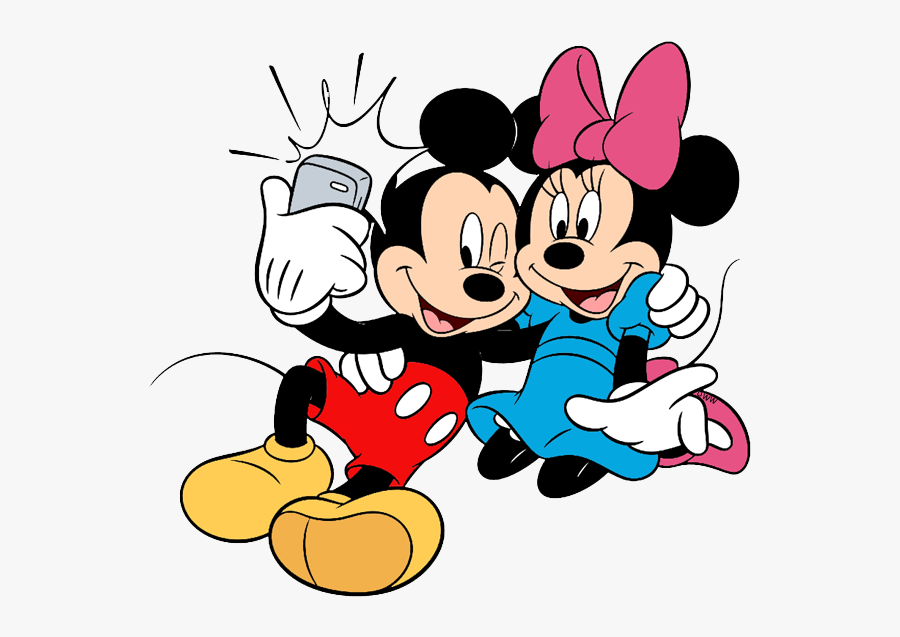 Mickey Selfie, Transparent Clipart