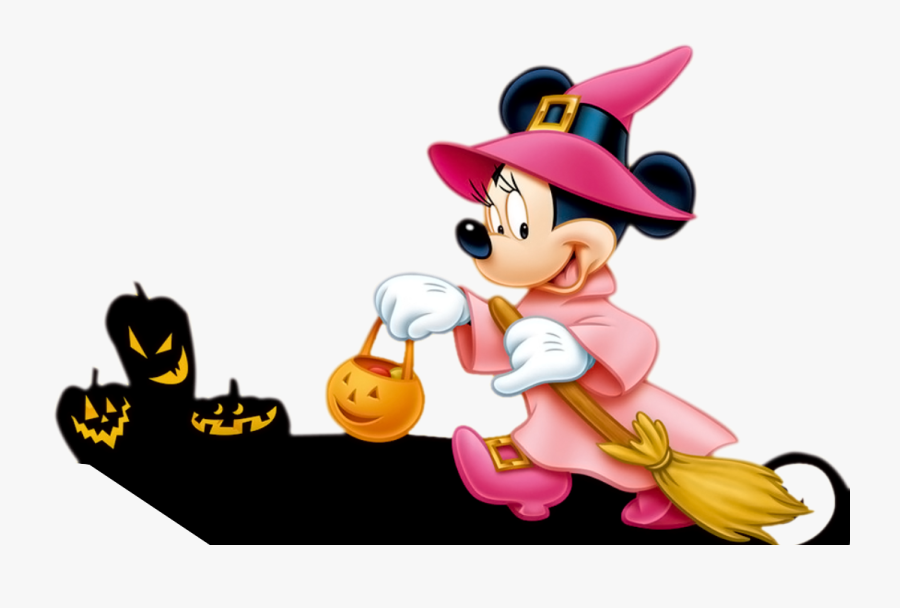 Minnie Mouse Donald Duck Halloween Clip Art - Halloween Mickey And Minnie Png, Transparent Clipart