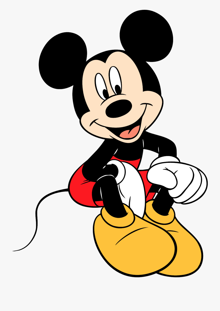 Mickey Mouse Minnie Mouse Clip Art - Mickey Mouse Sitting Transparent, Transparent Clipart
