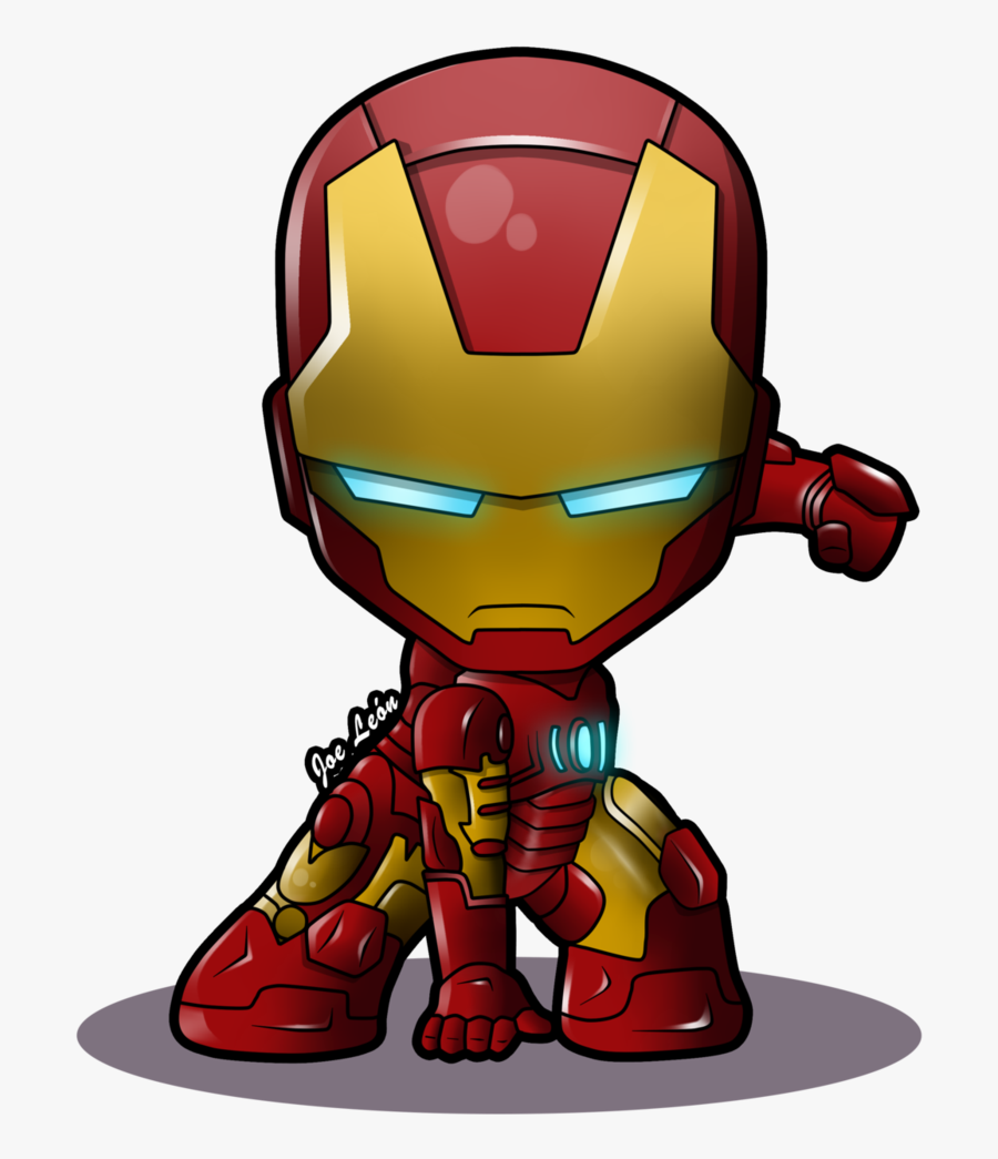 Cartoon Iron Man Clipart Clipart Image - Iron Man Cartoon Chibi, Transparent Clipart