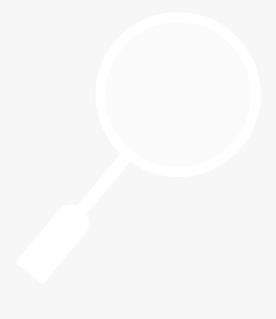 White Magnifying Glass Png - Magnifying Glass White Icon, Transparent Clipart