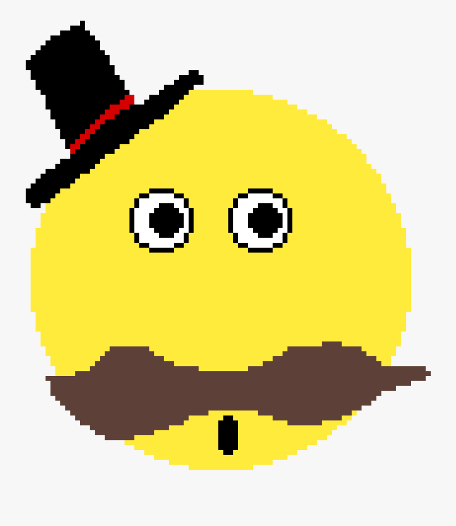 Shocked Moustache Emoji Clipart , Png Download - Smiley, Transparent Clipart