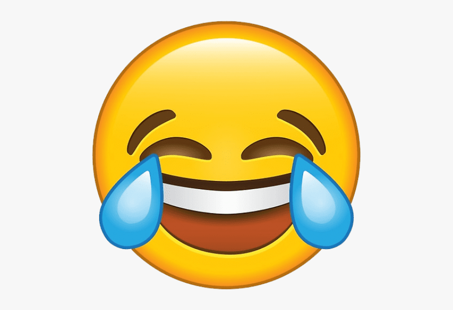 Crying Laughing Smiley Png, Transparent Clipart