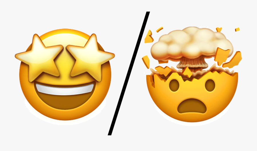 Power Of Love Emoji - Iphone Emojis Mind Blown, Transparent Clipart