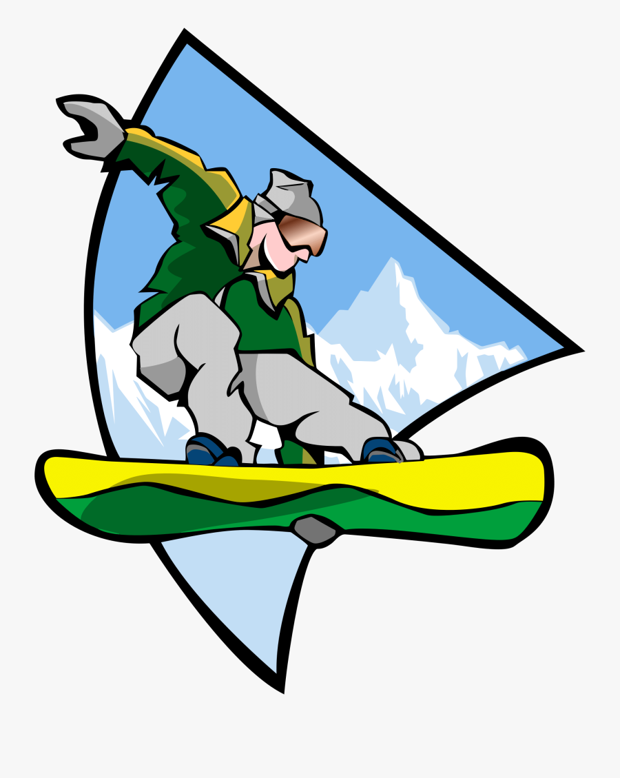 Sports Man Snowboarding Clipart Clip Arts - Snowboarding Clip Art, Transparent Clipart
