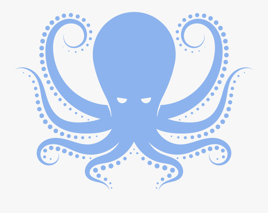 Octopus,giant Pacific Invertebrates,clip Art,graphics,line - Calamar Platense, Transparent Clipart