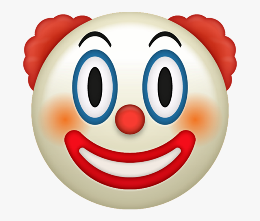 Clown Emoji [download Iphone Emojis] - Clown Emoji Png, Transparent Clipart