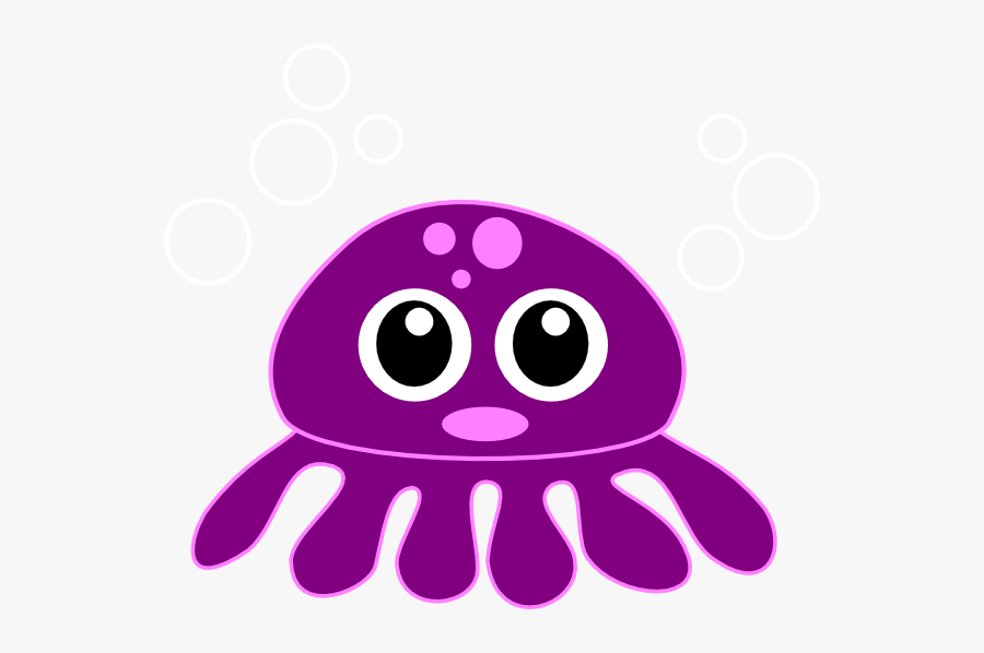 Cute - Octopus - Clipart - Cartoon Octopus, Transparent Clipart