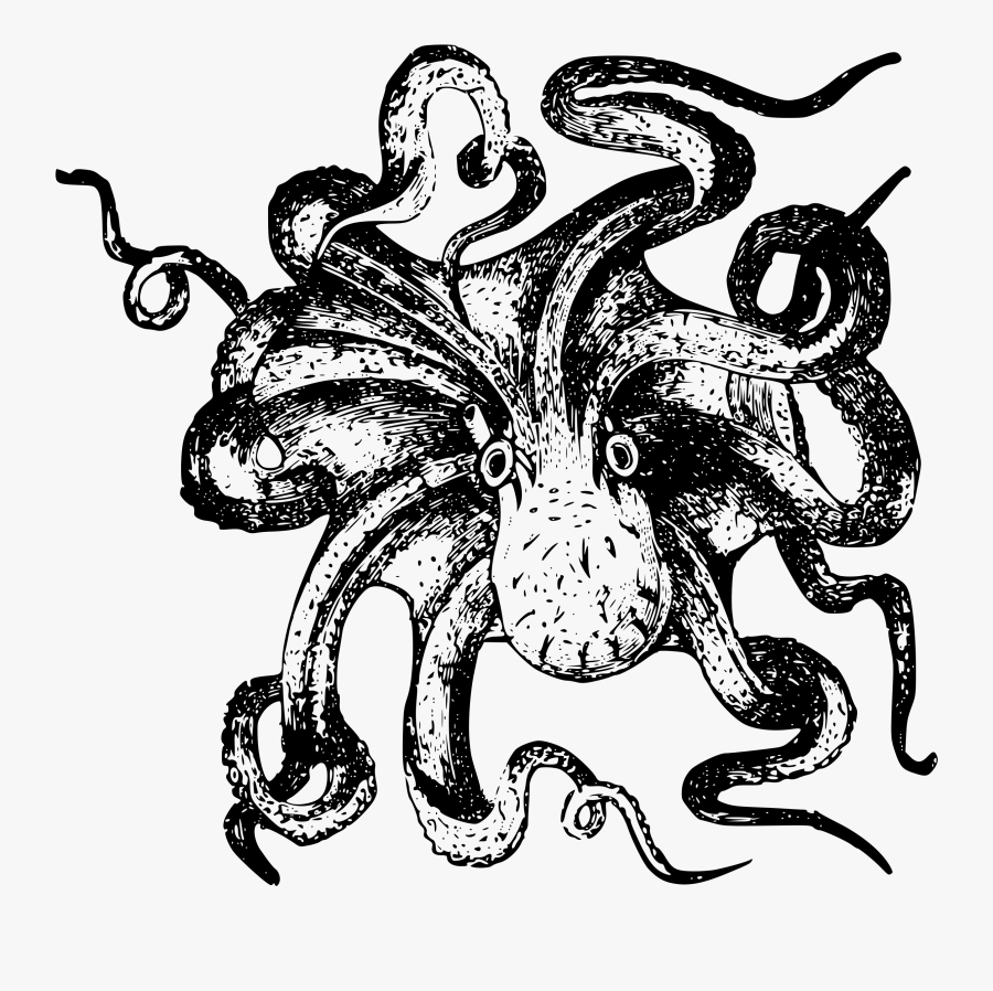 Octopus - Sea Monsters Clip Art, Transparent Clipart