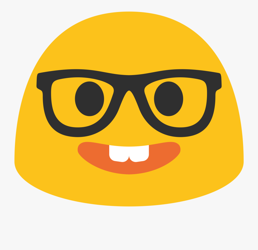 Transparent Background Nerd Emoji, Transparent Clipart