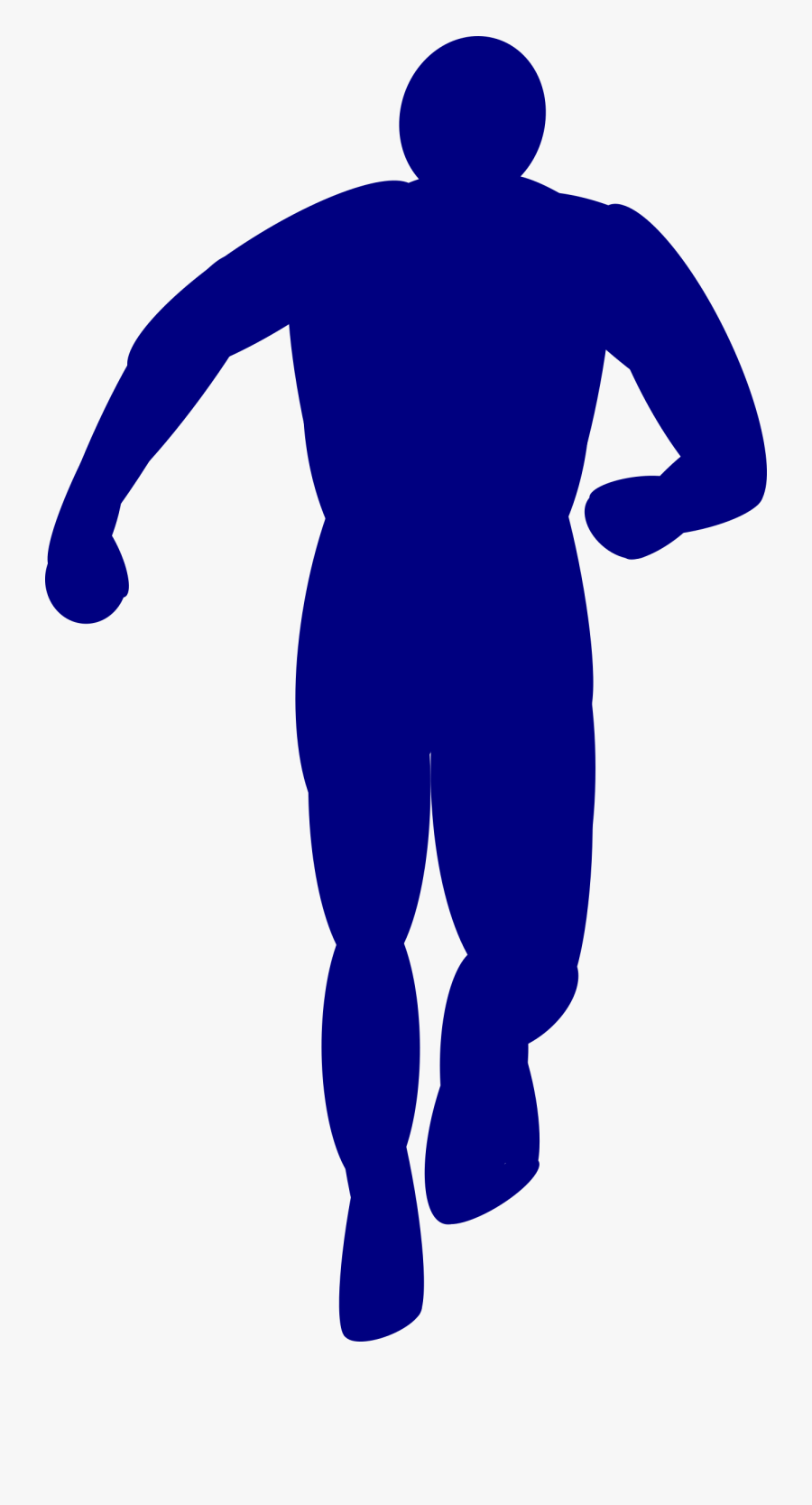 Running Man Clip Art Medium Size - Running Man Back Png, Transparent Clipart