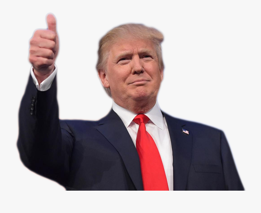 Donald Trump Png Tumb Up Clipart Clipart Image - Donald Trump Transparent Background, Transparent Clipart