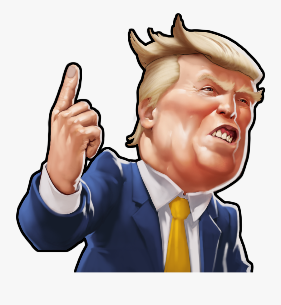 Donald Trump President Of The United States Independent - Donald Trump Cartoon Transparent, Transparent Clipart