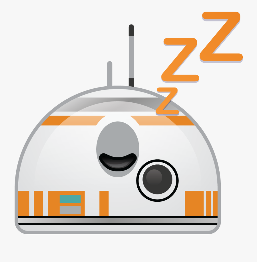 How Star Wars Blasted - Star Wars Emoji Bb8, Transparent Clipart
