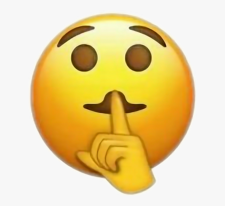 Clip Art Shhh Emoji  Transparent Background Shh Emoji Png , Free