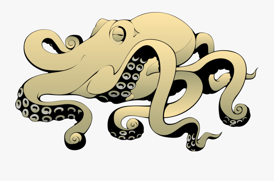 Octopus 01 Svg Clip Arts - Octopus, Transparent Clipart