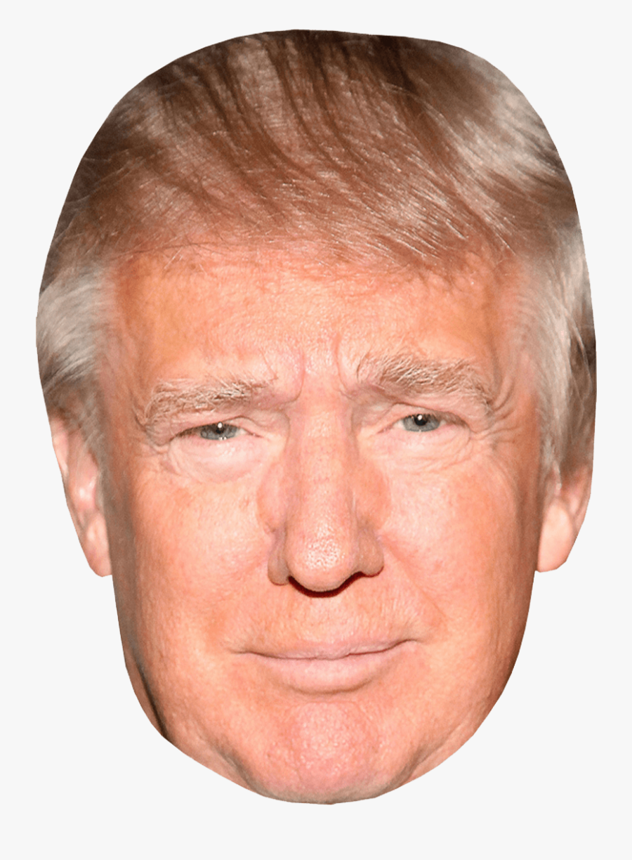 Trump Front Face Zen Png Clipart Image - Trump Face Png, Transparent Clipart