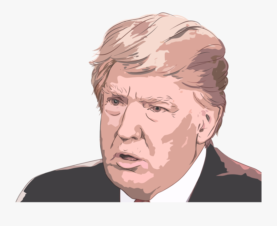 Hairstyle,art,facial Hair Donald Trump Hd Clipart , Free Transparent