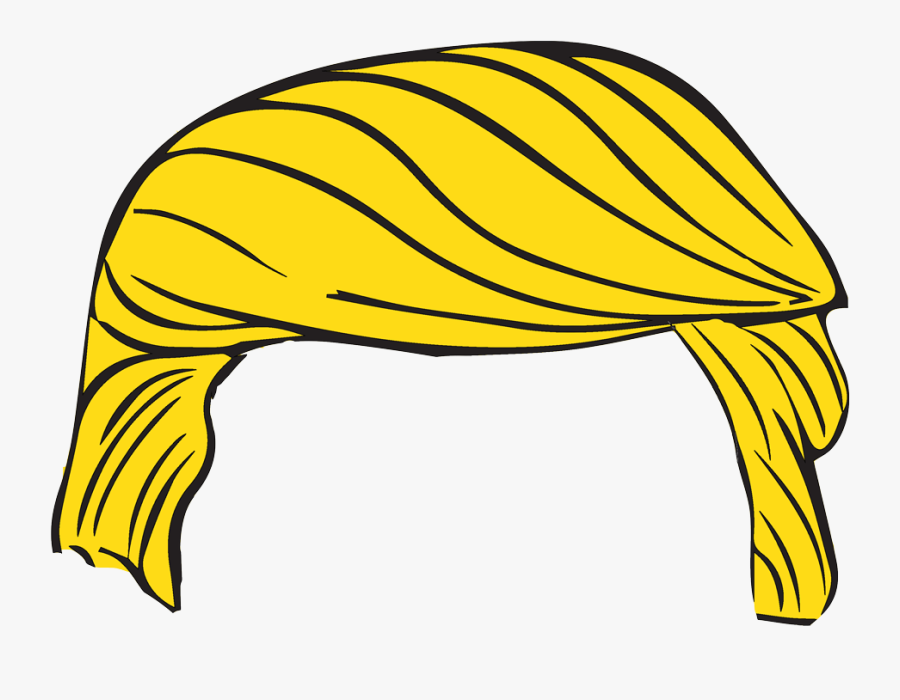 Trumps Hair Png - Donald Trump Hair Drawing, Transparent Clipart