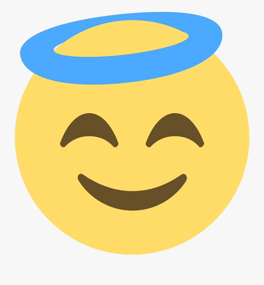 The Angel From Emojione - Angel Emoji, Transparent Clipart
