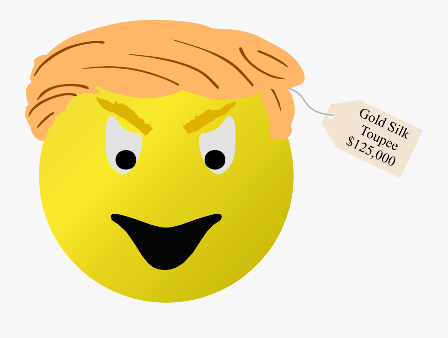 Clipart - Donald Trump Smiley Face, Transparent Clipart