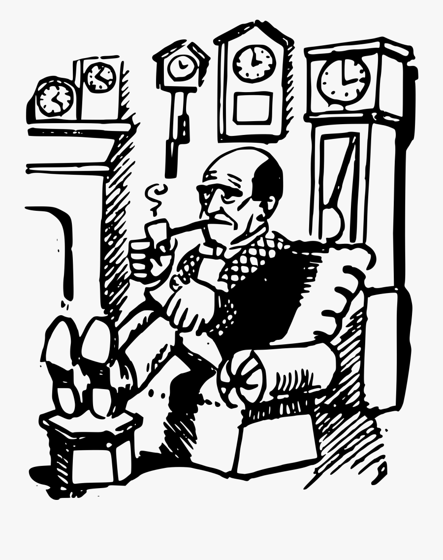 Transparent Old Man Clipart - Cartoon, Transparent Clipart