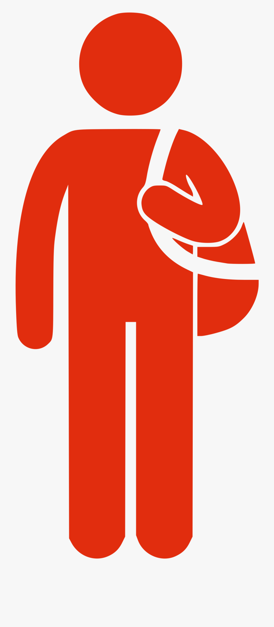 Transparent Silhouette Man Png, Transparent Clipart