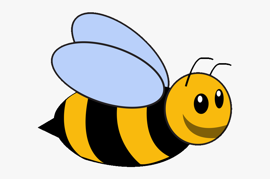 Preschool Clipart Bee - Transparent Background Cartoon Bee, Transparent Clipart