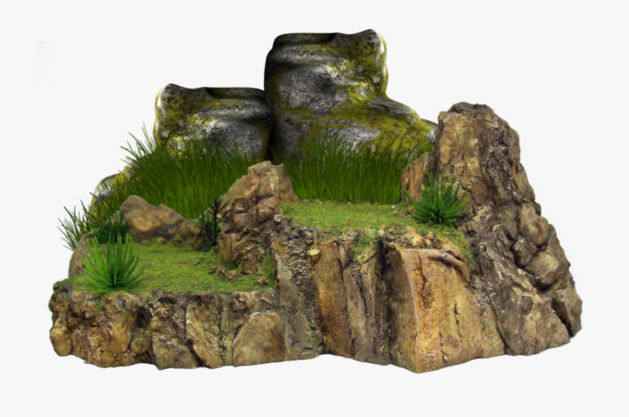 Rocks Png Png - Grass Rock Png, Transparent Clipart