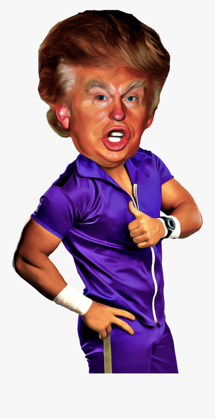 Donald Trump Caricature Clip Arts - Simon Dean, Transparent Clipart