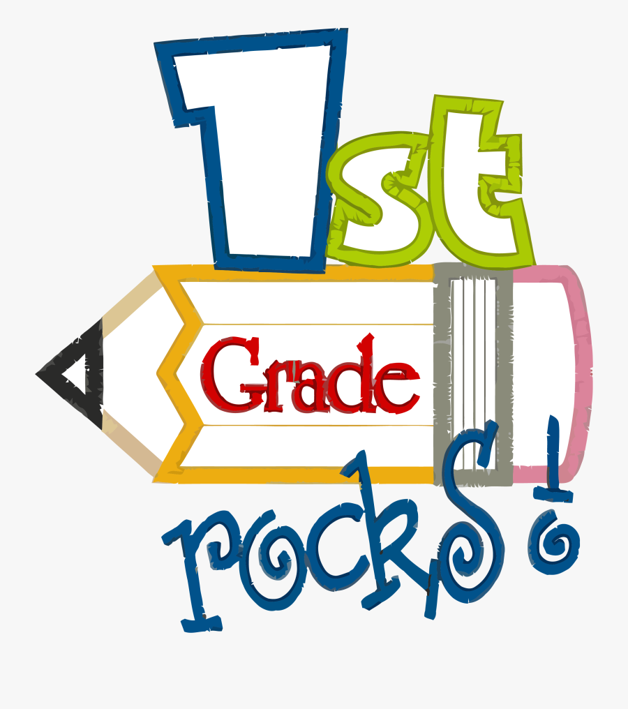 1st Grade Rocks Pencil Clipart Png - 1st Grade, Transparent Clipart