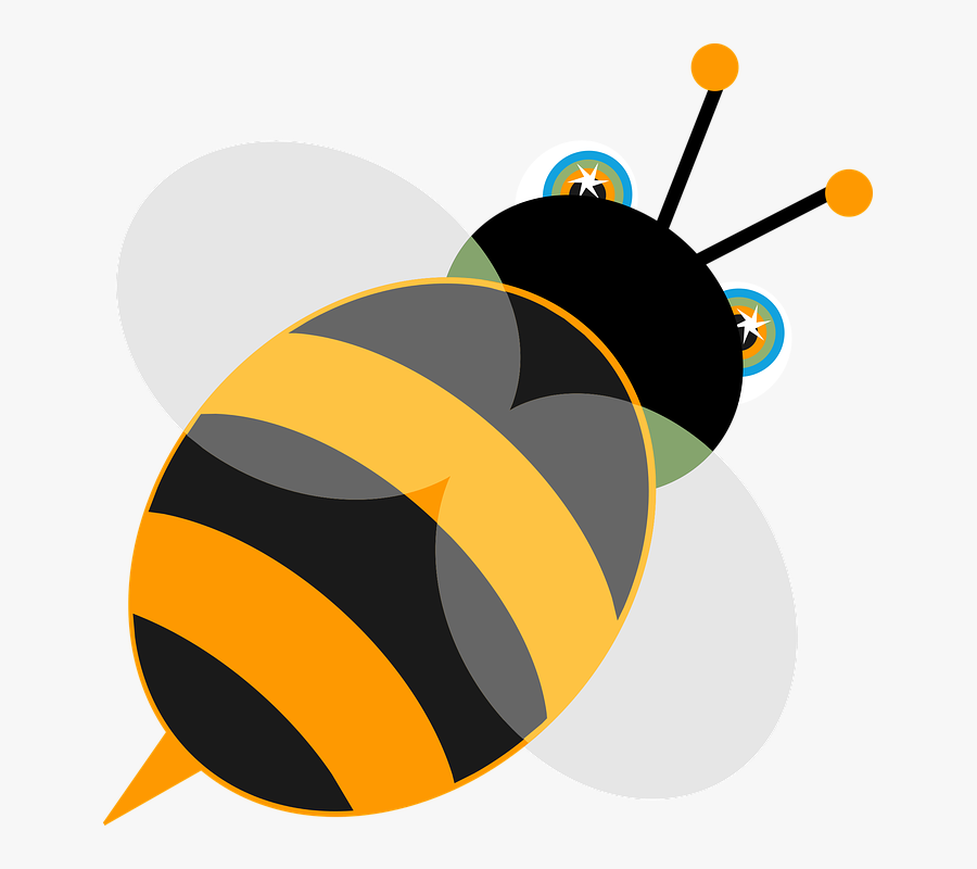 Transparent Bee Animated Png, Transparent Clipart