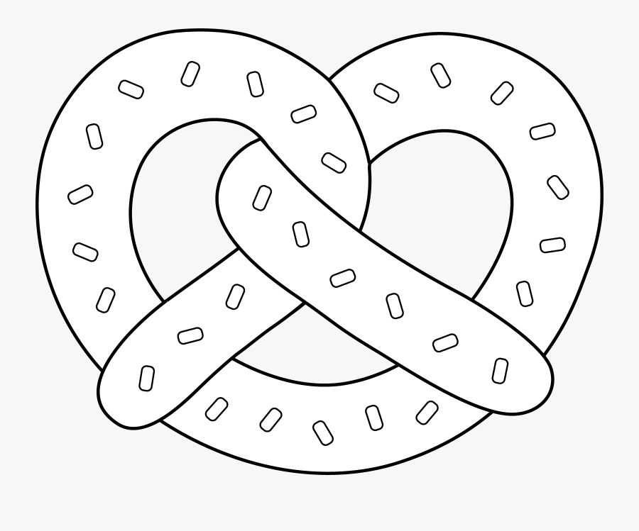 Pretzel Image - Pretzel Clipart Black And White, Transparent Clipart