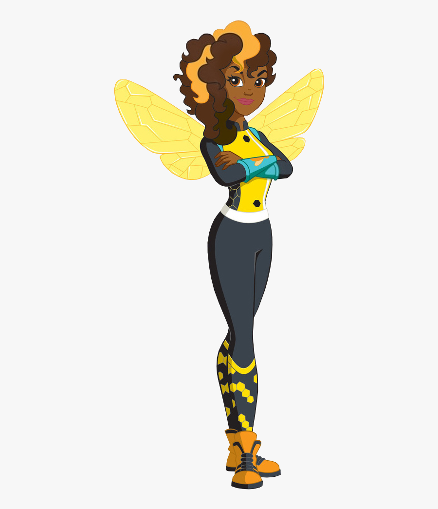 New Profile Art Dc Superhero Girls Dolls, Girl Superhero - Bumble Bee Super Hero Girls, Transparent Clipart